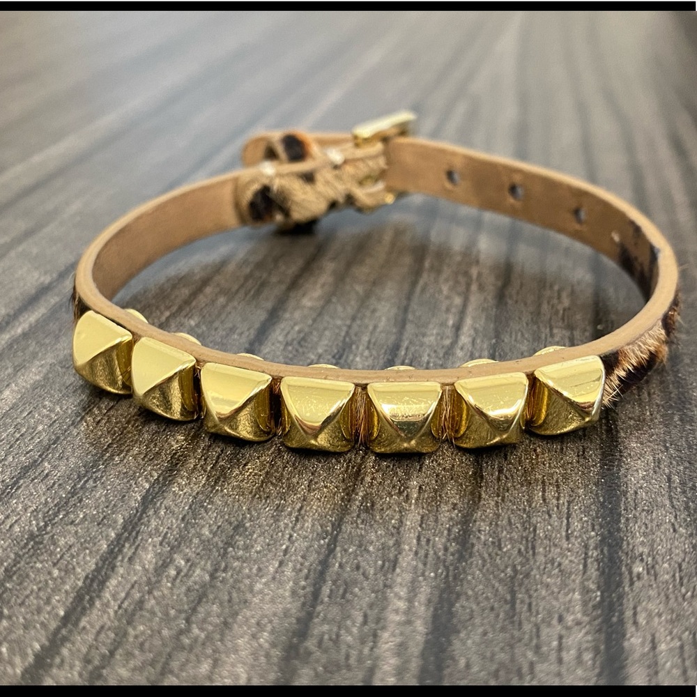 Gold studded Cheetah Bracelet